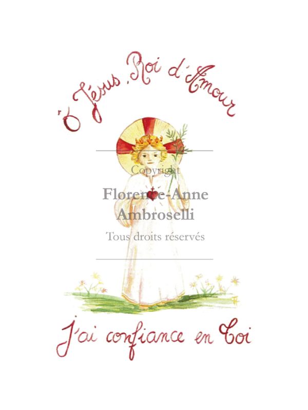 Enfant Jésus Roi d'Amour