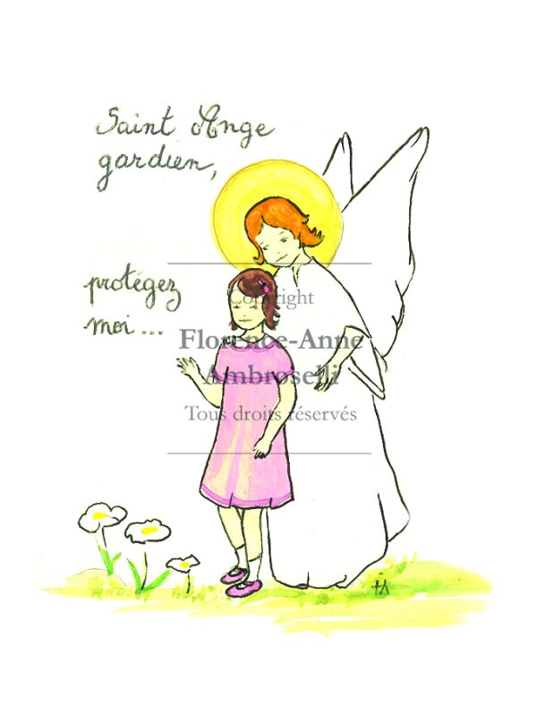 Saint Ange gardien petite fille