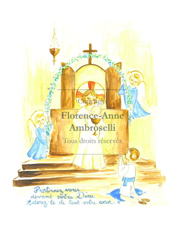 Prosternez-vous devant Dieu-garçon