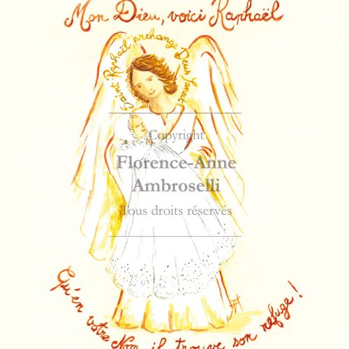 Pack 30 images baptême avec prénom Saint Raphaël