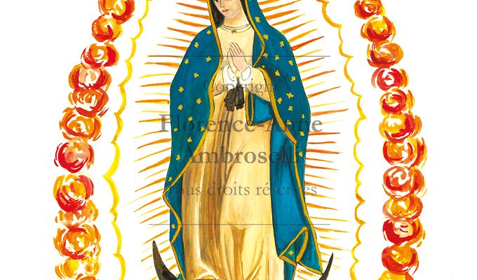 Illustration Notre Dame de Guadalupe