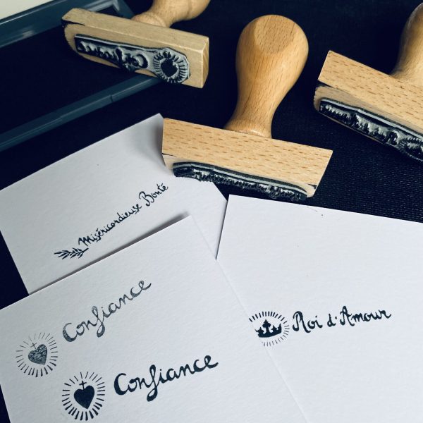 TAMPONS "Roi d'Amour"-"Confiance"-"Miséricordieuse Bonté"