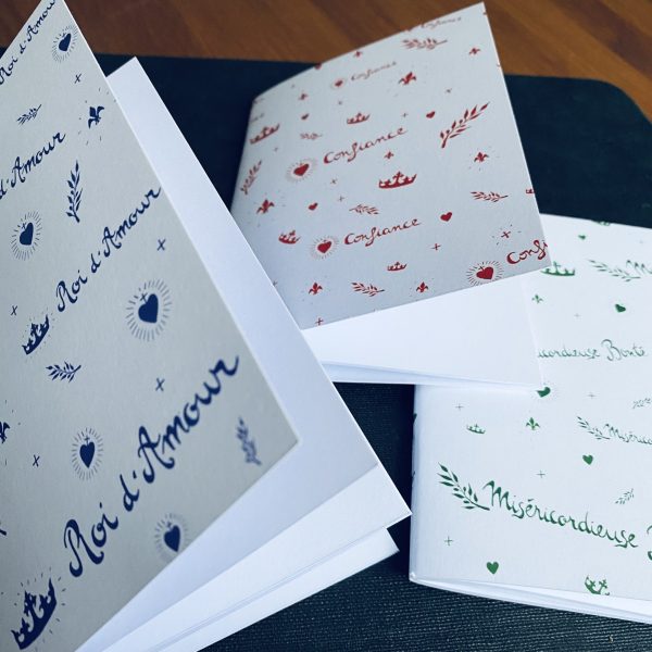 Les trois carnets "Roi d'Amour" - "Confiance" - "Miséricordieuse bonté" - Image 2
