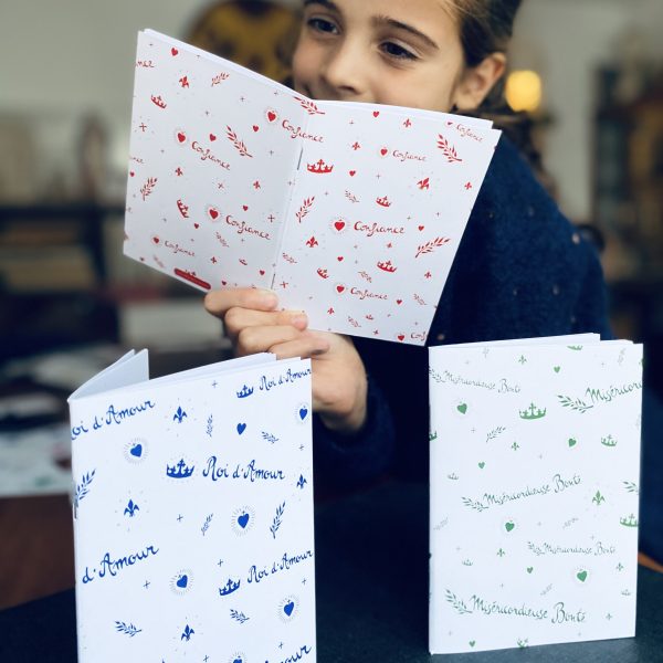 Les trois carnets "Roi d'Amour" - "Confiance" - "Miséricordieuse bonté" - Image 3