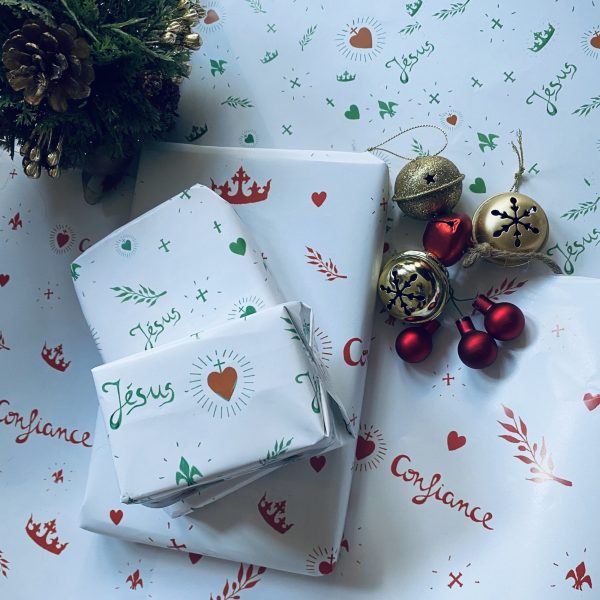 Papier cadeau "Jésus" et "Confiance" - Image 2