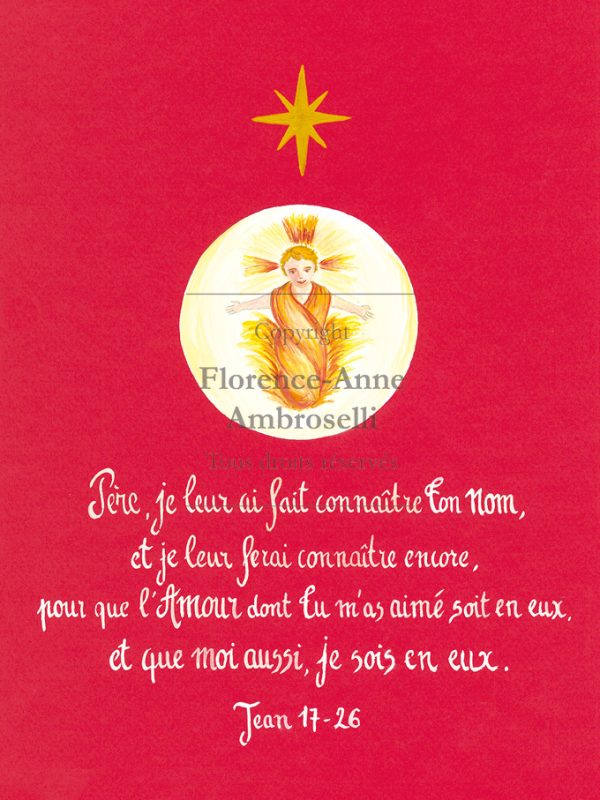 Enfant Jésus vers le Père