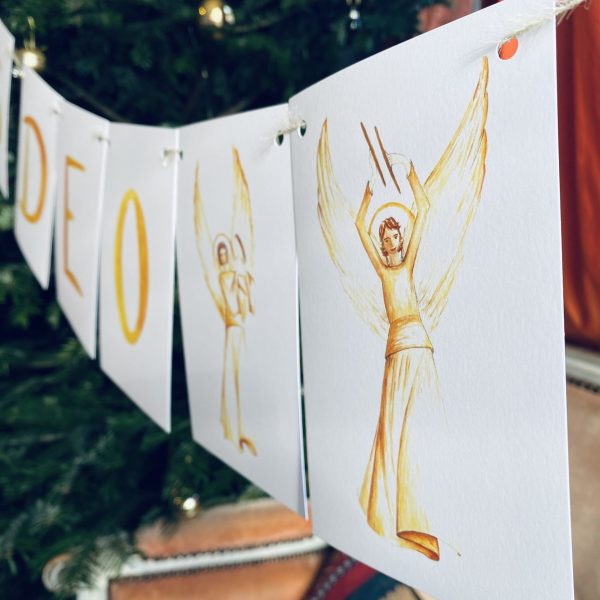 Guirlande Anges "GLORIA IN EXCELSIS DEO" - Image 4