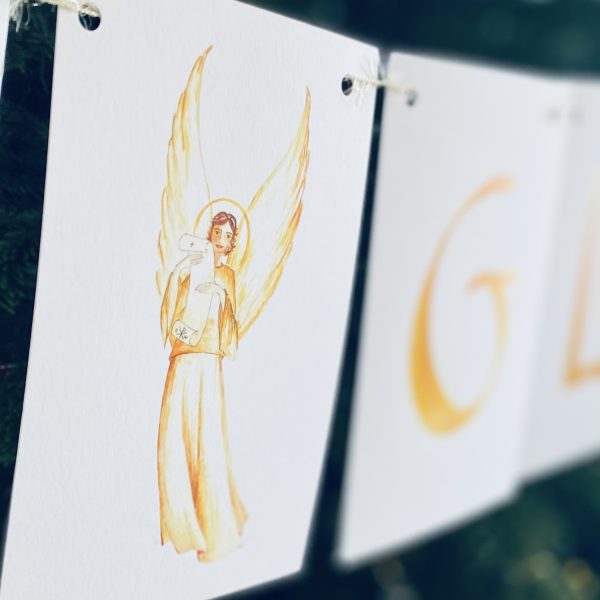 Guirlande Anges "GLORIA IN EXCELSIS DEO"
