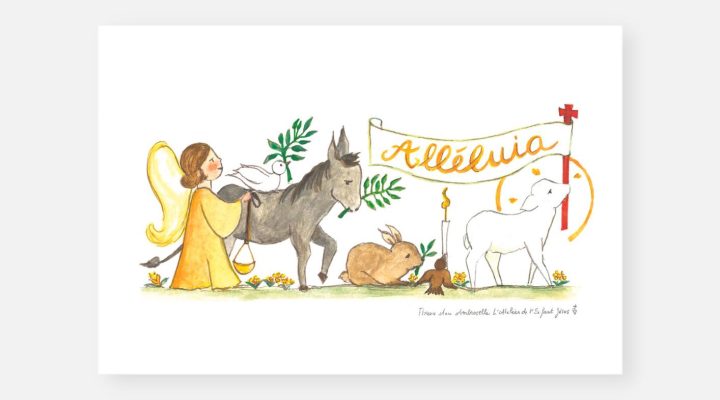 Farandole rameaux et animaux : Alléluia