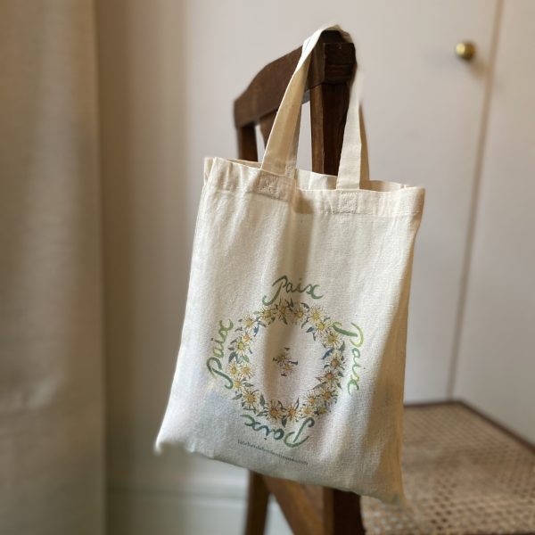 Mini Tote bag, à l'unité : Paix Confiance Alléluia