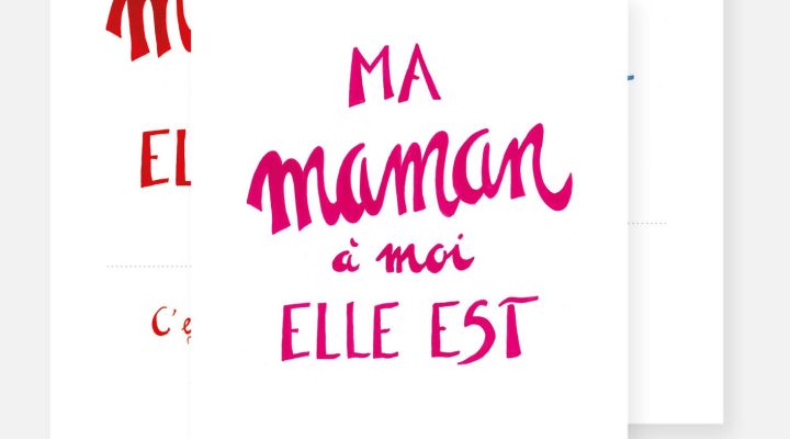carte spéciale fête des Mères "maman"