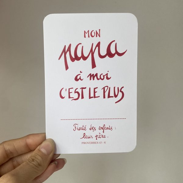 Carte "Mon Papa" spécial fête des pères - Image 4