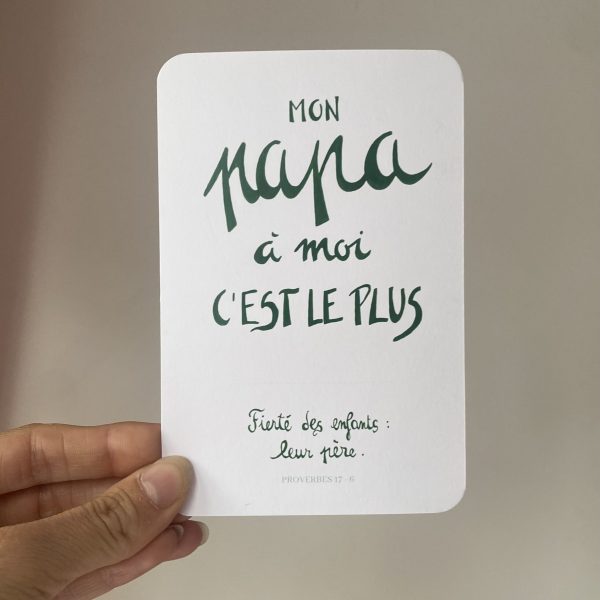 Carte "Mon Papa" spécial fête des pères - Image 3