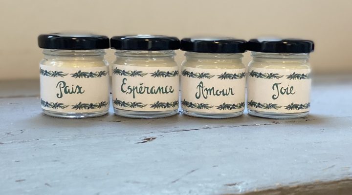 Quatre Bougies parfumées de l'Avent