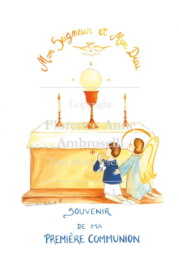 Souvenir de ma Première Communion Mon Seigneur et mon Dieu