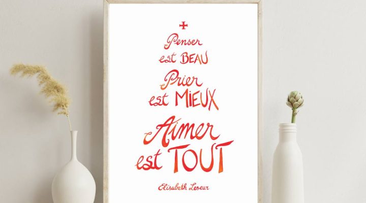 affiche 'aimer est tout'