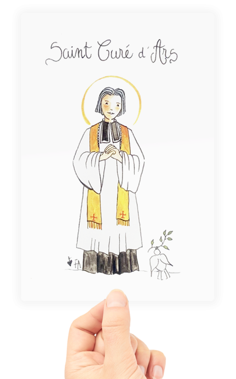 image la carte saint patron atelier enfant jesus