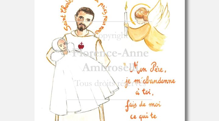 image baptême avec saint charles de foucauld