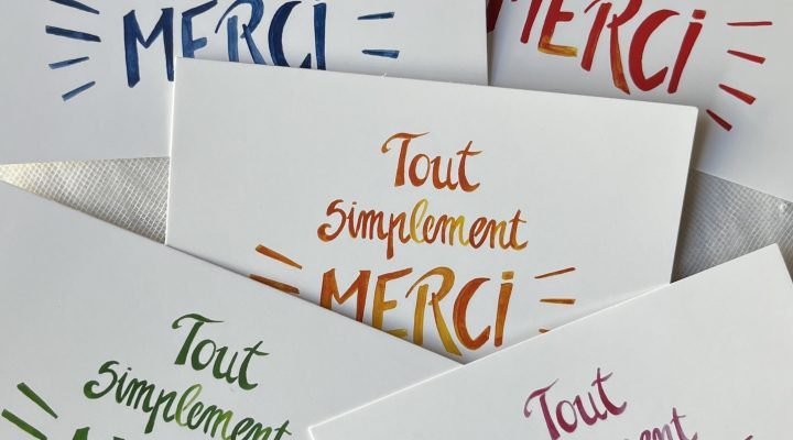 pack 5 cartes tout simplement "merci" (copie)