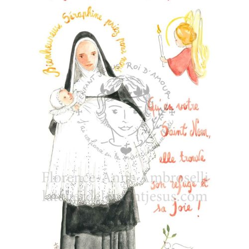 pack baptême prénom sainte honorine avec la jeune baptisée