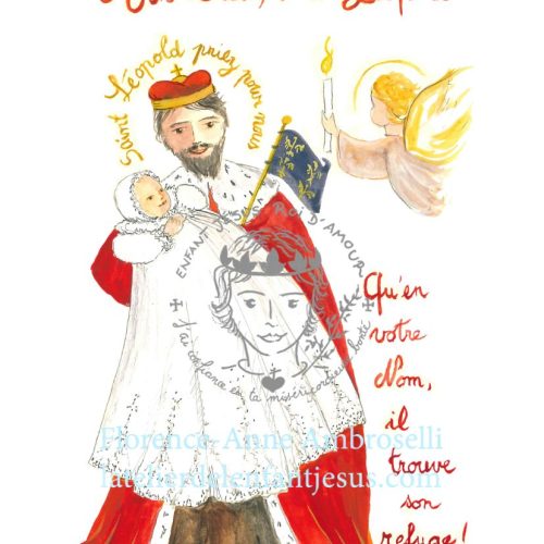 pack 30 images baptême prénom saint léopold