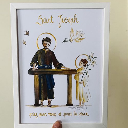 saint joseph charpentier avec l'enfant jésus