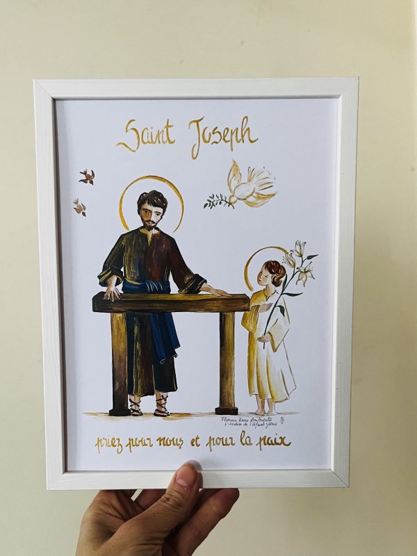 saint joseph charpentier avec l'enfant jésus