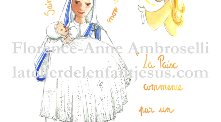 pack 30 images de baptême prénom teresa