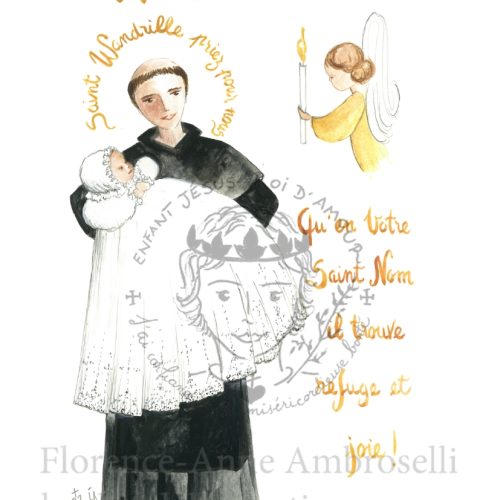 pack image de baptême avec saint wandrille