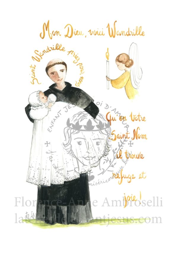 pack image de baptême avec saint wandrille