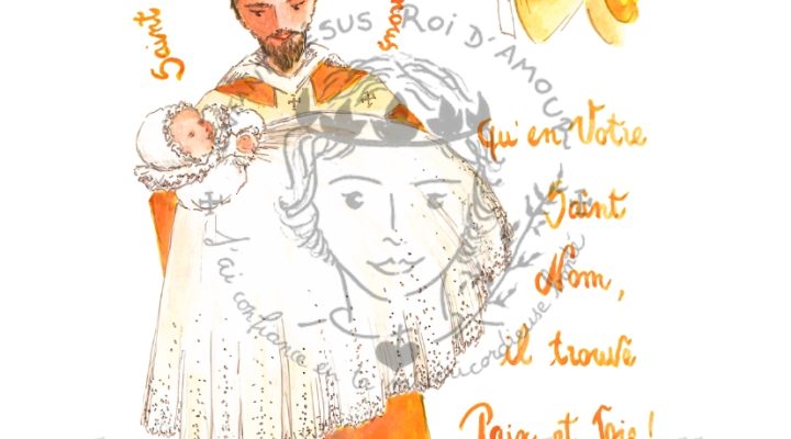 pack 30 images de baptême avec prénom saint ambroise de milan