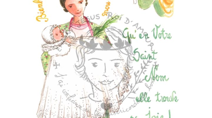 pack 30 images de baptême avec prénom bienheureuse inès takeya