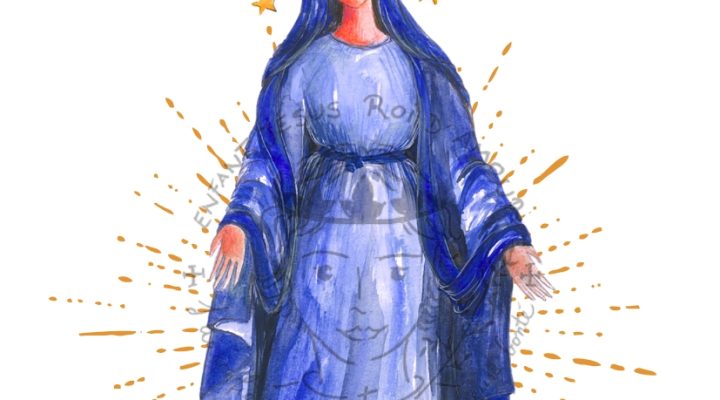 image vierge marie notre dame des roses