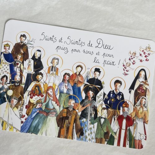saints et saintes de dieu priez pour nous et pour la paix