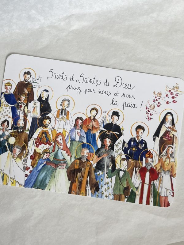 saints et saintes de dieu priez pour nous et pour la paix