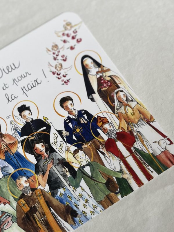 saints et saintes de dieu priez pour nous et pour la paix